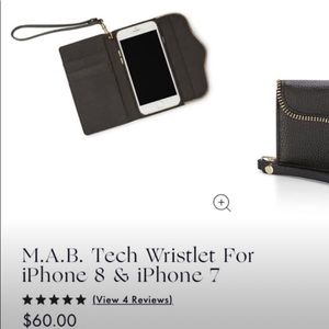 Rebecca Minkoff phone wristlet iPhone 6(s) 7 and 8